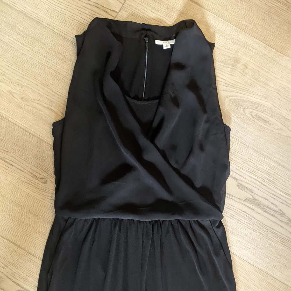 Bar III Sleeveless Black Jumpsuit